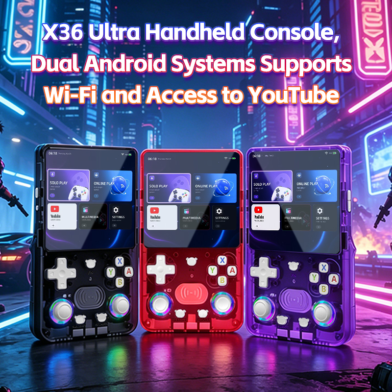 Retro Gaming Youtube - X36Ultra Retro Handheld Console Android 10.0
