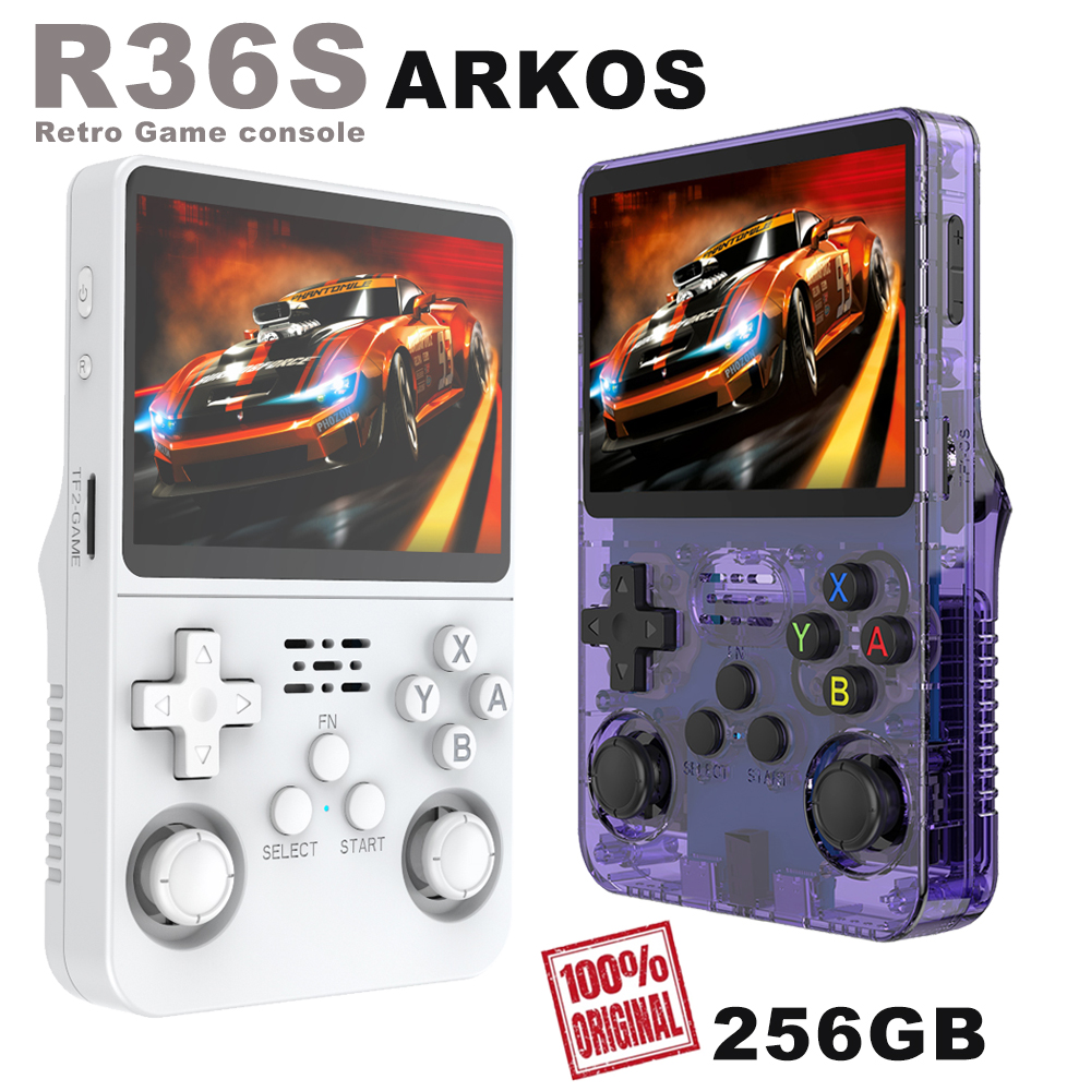 BOYHOM 256G Open Source R36S R - Retro Gaming On Linux reseña y precio