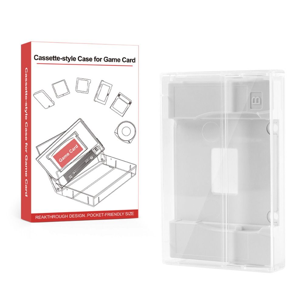 Clear Cassette Storage Box Ret - Retro Gaming Case reseña y precio