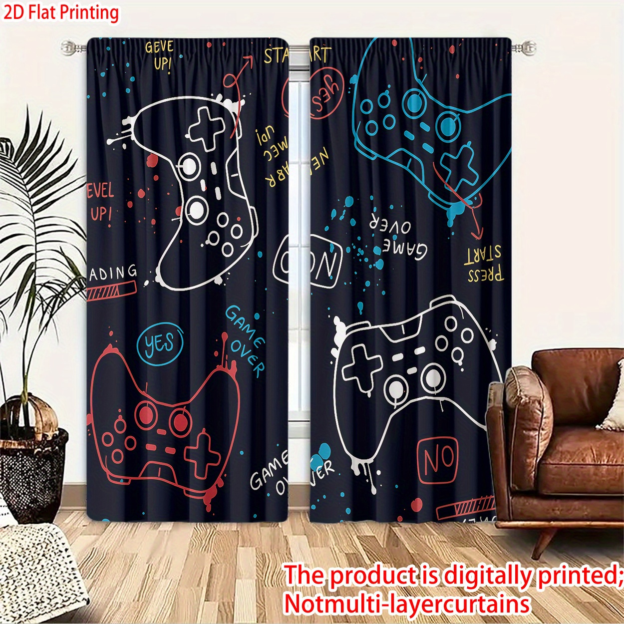Funny Gaming Curtains Video Ga - Retro Gaming Youtube reseña y precio