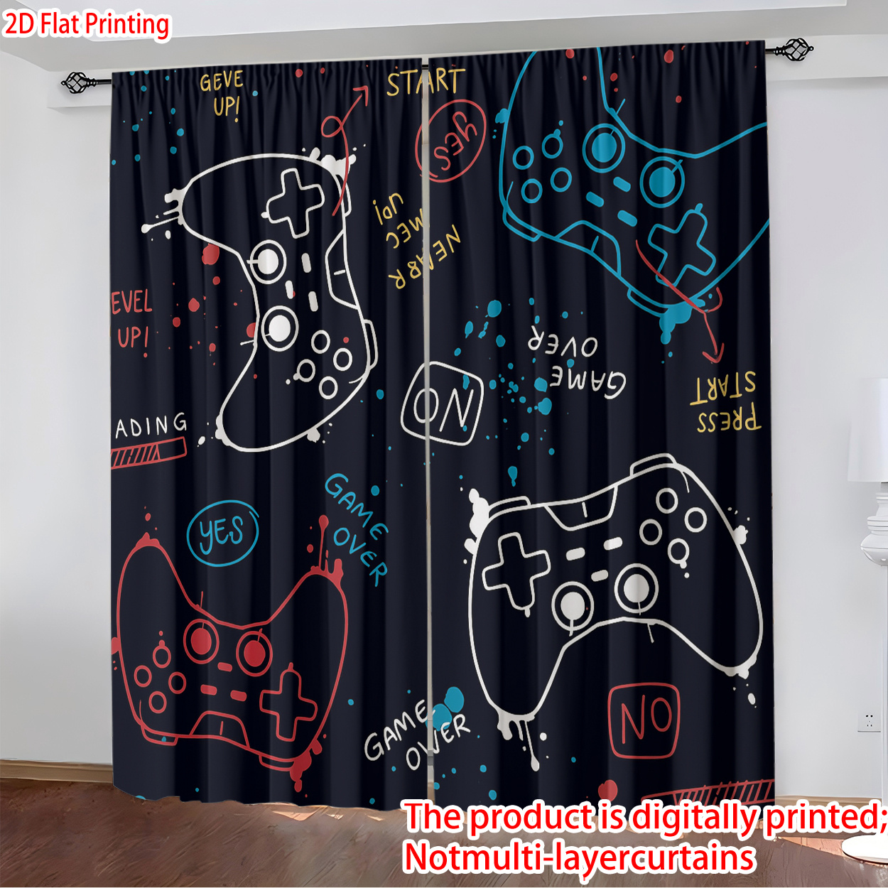 Funny Gaming Curtains Video Ga - Retro Gaming Youtube reseña y precio