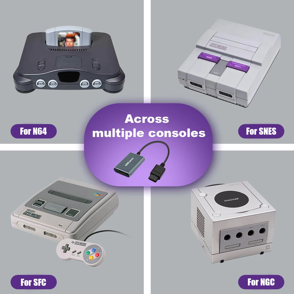 Bitfunx 720P Svideo / AV To HD - Retro Gaming Nintendo reseña y precio