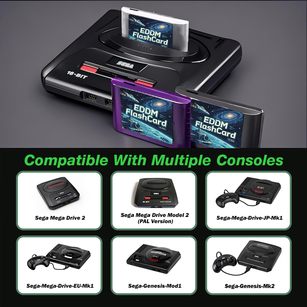 3000 In 1 EDMD Game Cartridge  - Retro Gaming Console reseña y precio
