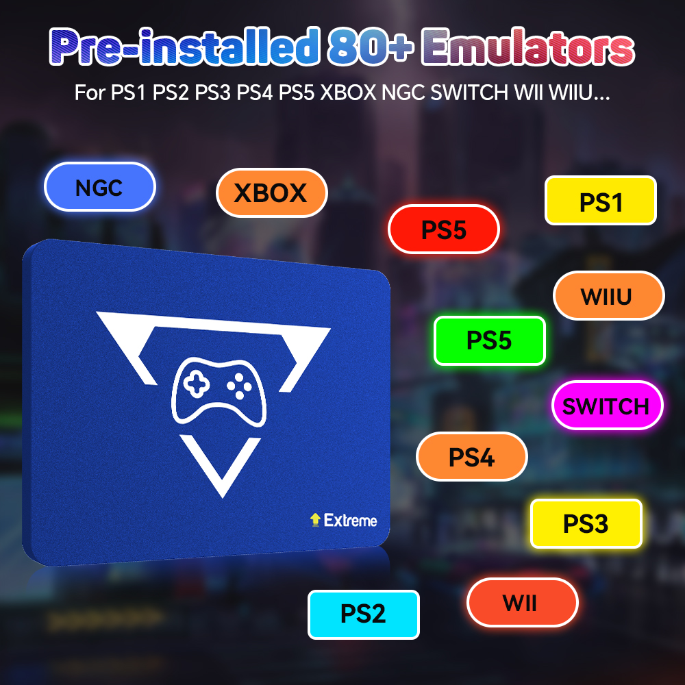 2TB Gaming Emulation Hard Driv - Retro Gaming App reseña y precio
