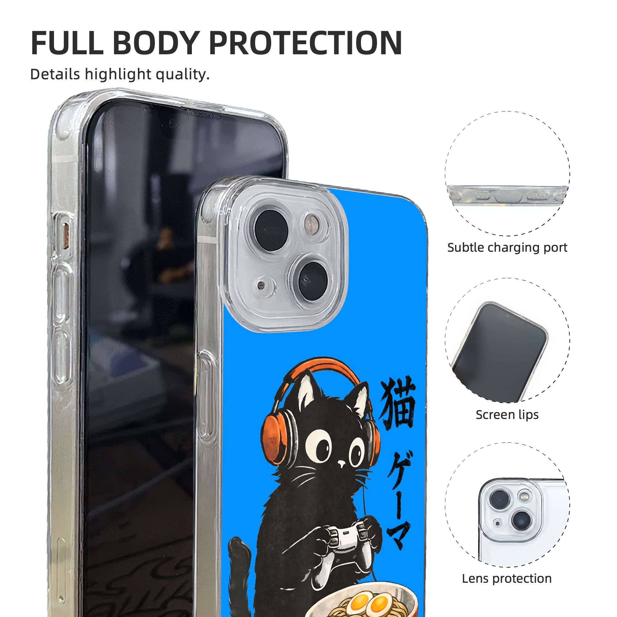 Kawaii Gaming Japanese Cat Gam - Retro Gaming Case reseña y precio