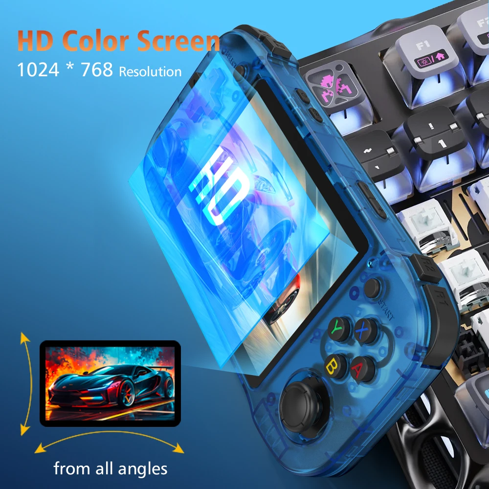R46H Retro Handheld Game Conso - Retro Gaming On Linux reseña y precio