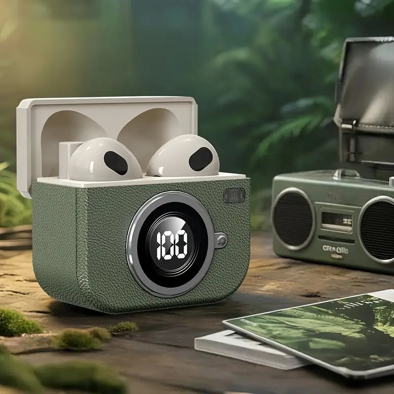 Q86 Retro Camera Wireless Earb - Retro Gaming Case reseña y precio