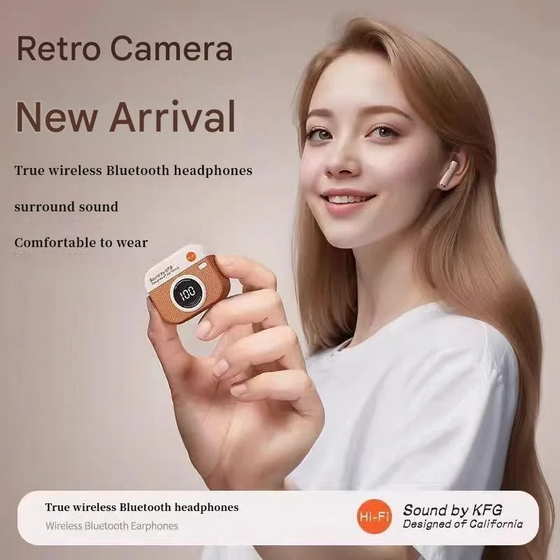 Q86 Retro Camera Wireless Earb - Retro Gaming Case reseña y precio