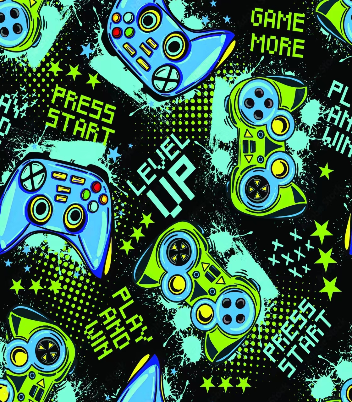 Retro Gamepad Curtains 2-Piece - Retro Gaming Youtube reseña y precio