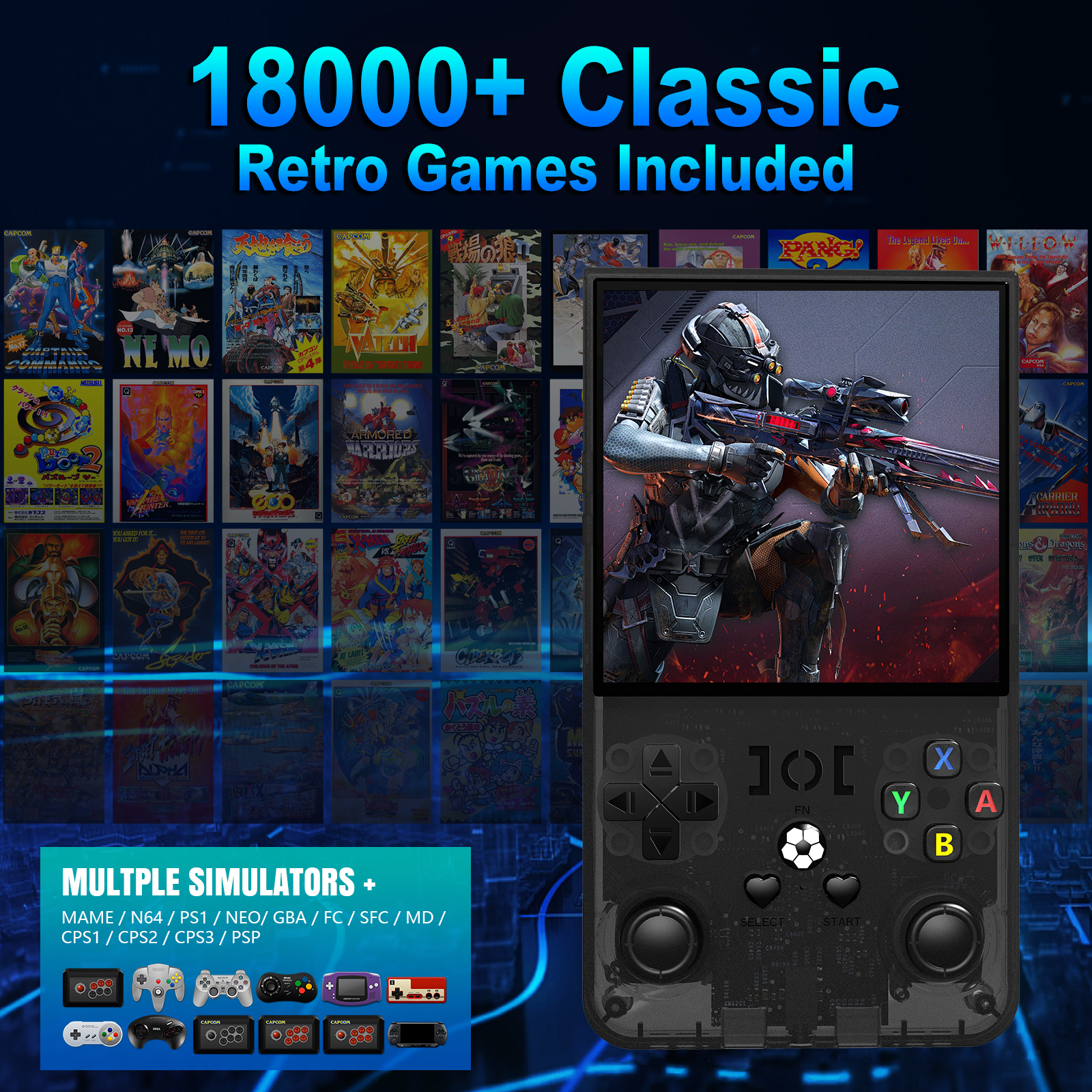 Open Source R36MAX Portable Vi - Retro Gaming App reseña y precio