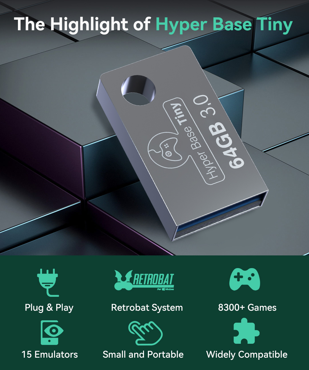 JMachen 64GB Portable USB 3.0  - Retro Gaming App reseña y precio