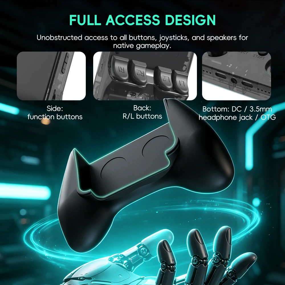 Data Frog R36S Game Grip Ergon - Retro Gaming Console reseña y precio