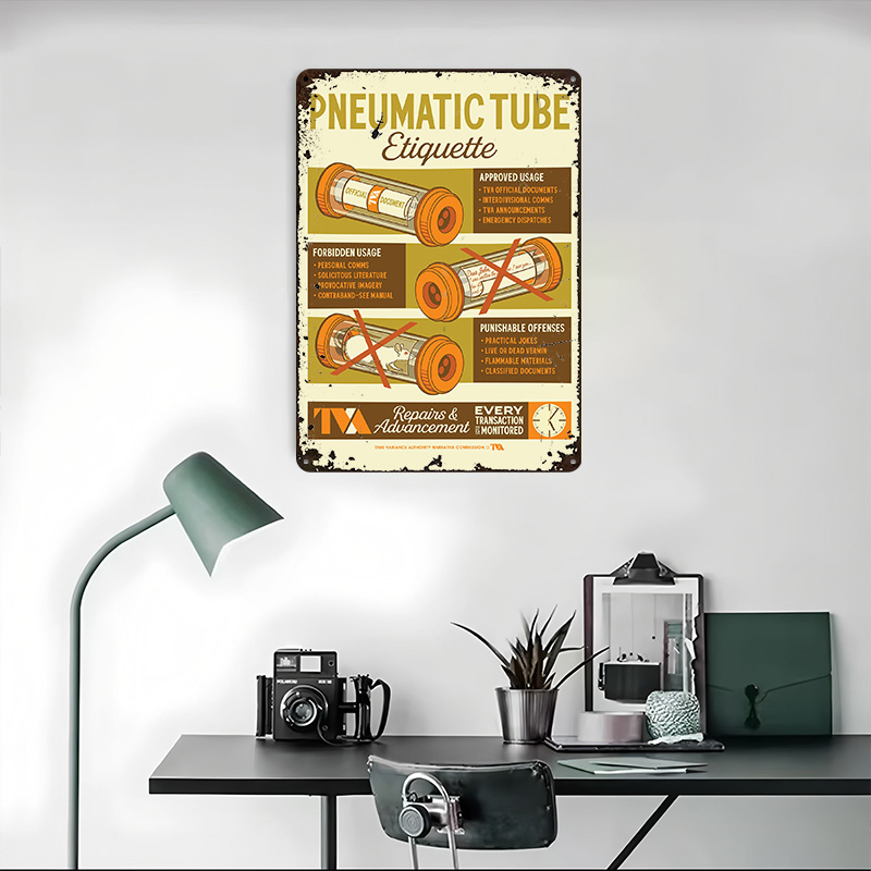 Pneumatic Tube Etiquette Tin P - Retro Gaming Youtube reseña y precio
