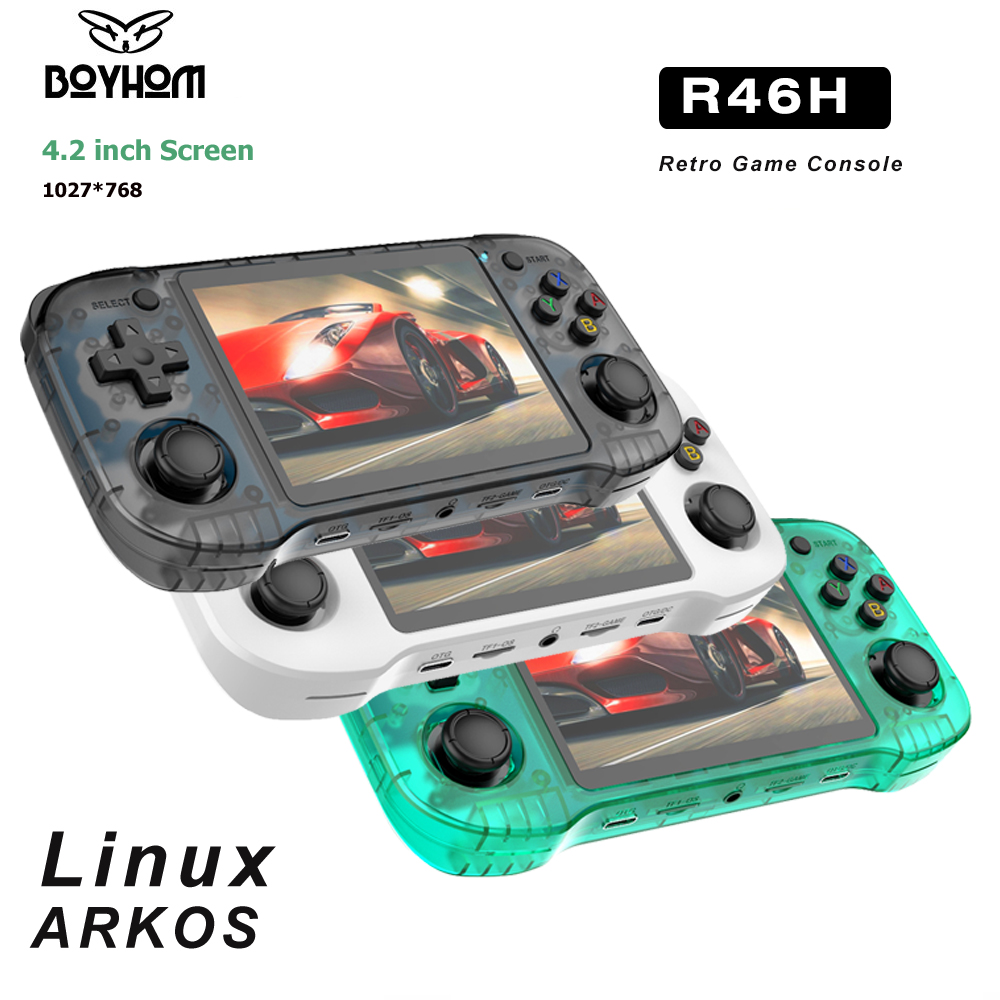 BOYHOM R46H NEW 4.2inch IPS HD - Retro Gaming On Linux reseña y precio