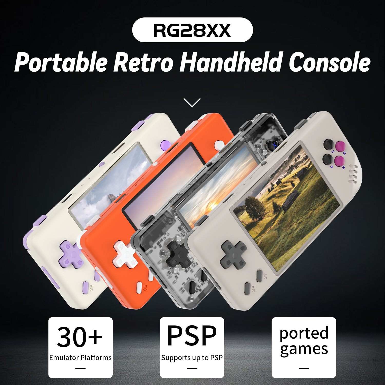ANBERNIC RG28XX Retro Handheld - Retro Gaming App reseña y precio