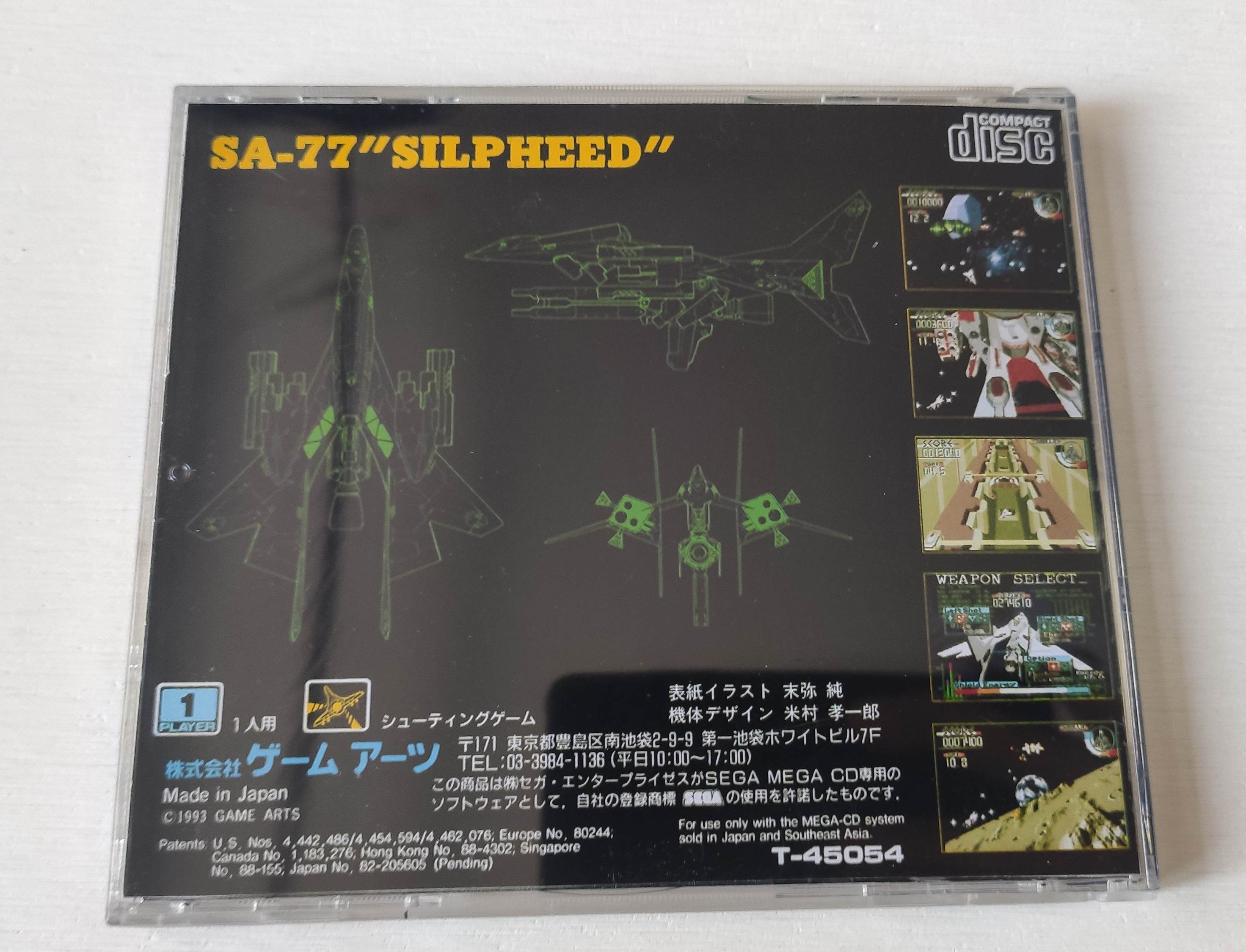 Mega CD Copy Disc Silpeed Game - Retro Gaming Console reseña y precio