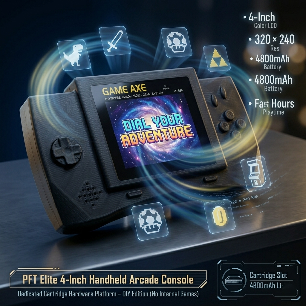 PFT Elite 4-Inch Handheld Arca - Retro Gaming Console reseña y precio