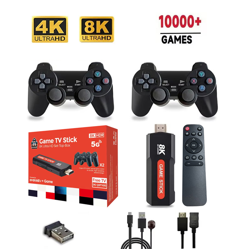 X2 Game Stick HD 4K 8K 3D Cons - Retro Gaming App reseña y precio