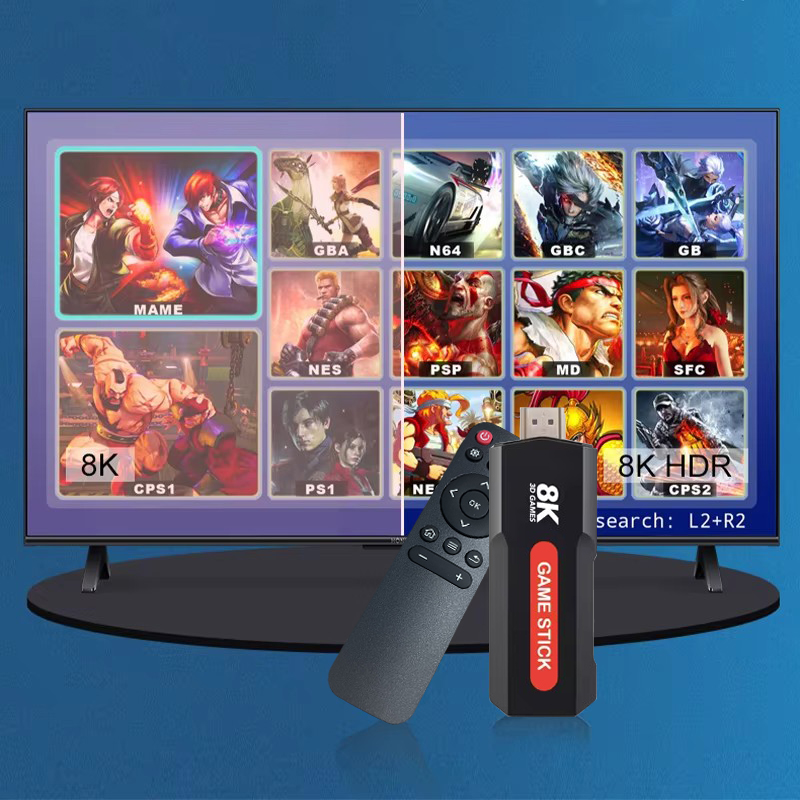 X2 Game Stick HD 4K 8K 3D Cons - Retro Gaming App reseña y precio