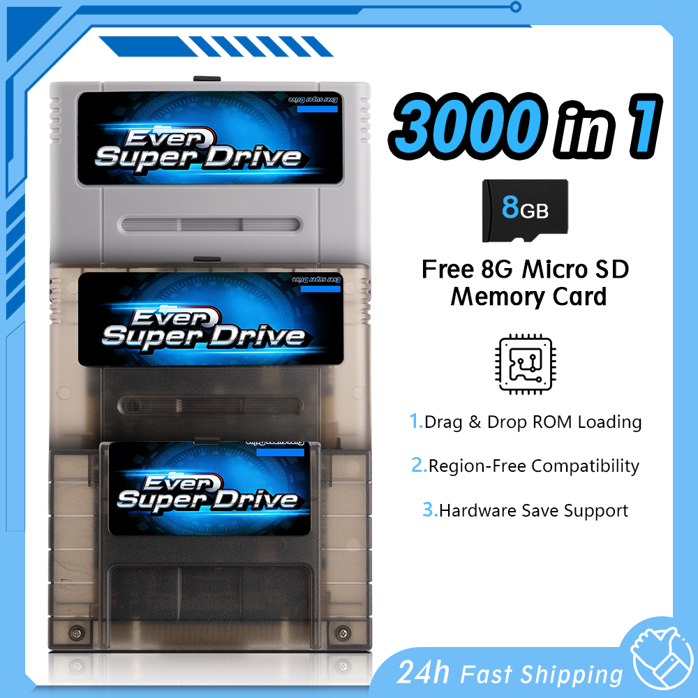 3000 In 1 Game Card With 8GB M - Retro Gaming Nintendo reseña y precio