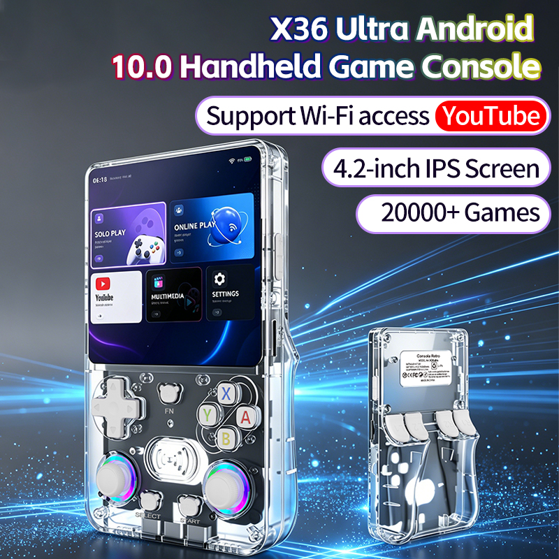 X36Ultra Retro Handheld Consol - Retro Gaming Youtube reseña y precio