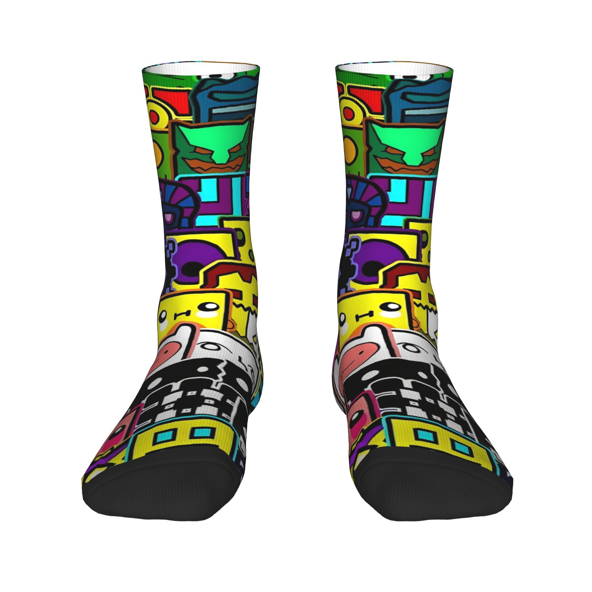 Geometry Gaming Dashed  Socks  - Retro Gaming Youtube reseña y precio